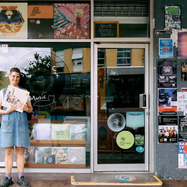 Brisbane institution Jet Black Cat Music announced it would close its bricks and mortar store in West End after 14 years. It will leave a hole in the community, but owner Shannon Logan says it’s just the start of a new beginning. 