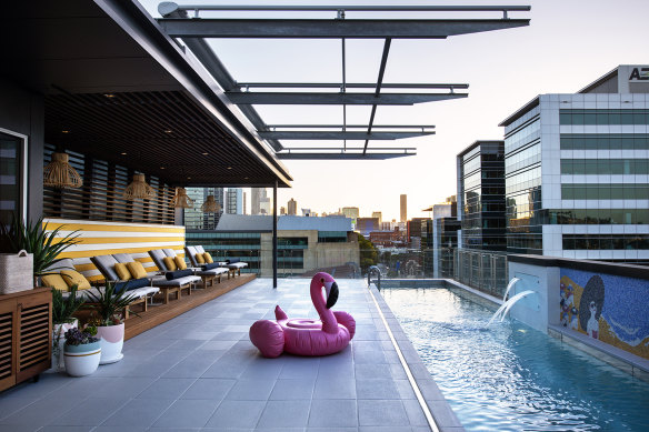 Ovolo The Valley’s pool deck is being transformed into a rooftop bar with space for 90.