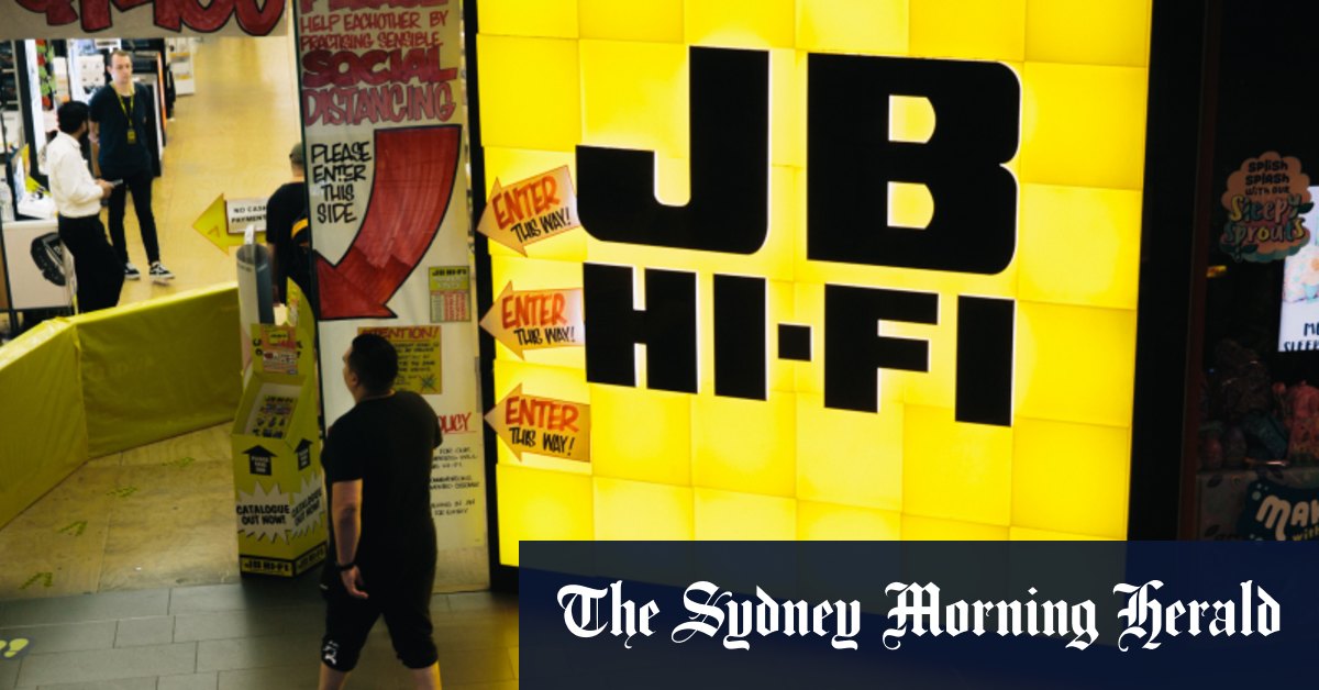 Photo of Les ventes en ligne poussent JB Hi-Fi au premier semestre