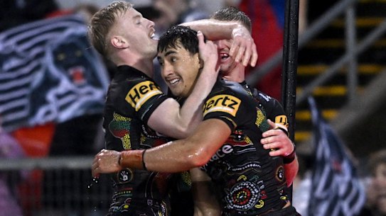 Panthers pair Thomas Jenkins and Casey McLean.