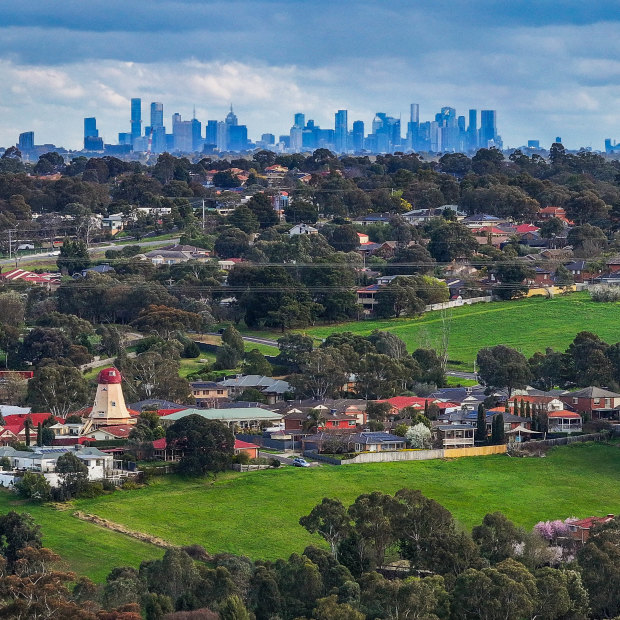 Diamond Creek on the outskirts of Melbourne.