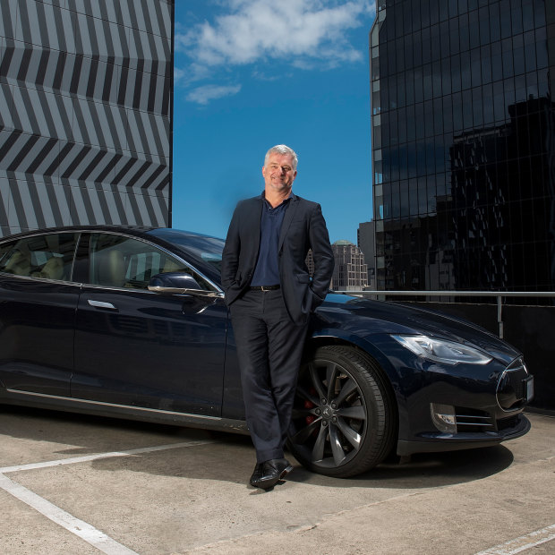 Mark Tipping, president of the Tesla Owners Club of Australia, says that when he bought his first Tesla, 
“I was a car nut, not a greenie.” 