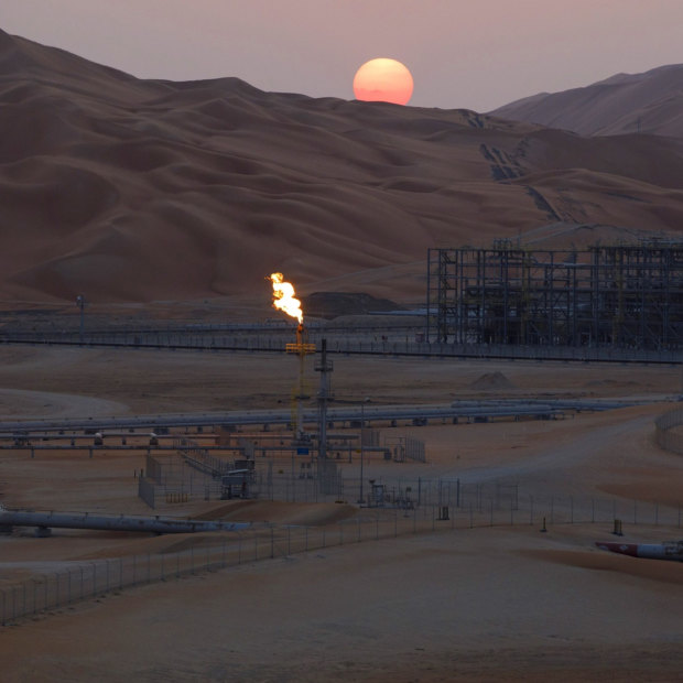 Saudi Aramco’s Shaybah oil field in 2018.