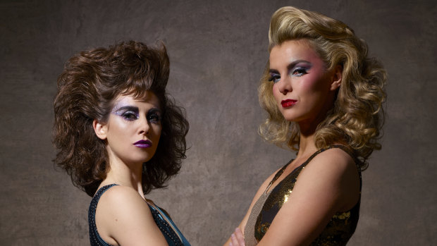 Alison Brie and Betty Gilpin star in Glow. 