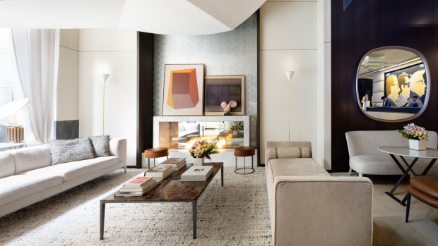 The Langham New York lobby.