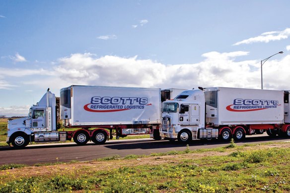 Scott’s Refrigerated Logistics is utilised by many suppliers and retailers in the food and grocery sector, including Coles.