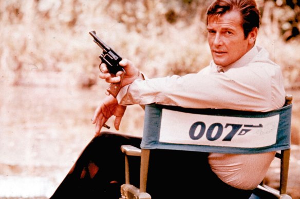 At 46, Roger Moore was the oldest Bond ever hired, but played 007 for 12 years from 1973’s Live and Let Die to 1985’s A View to a Kill.