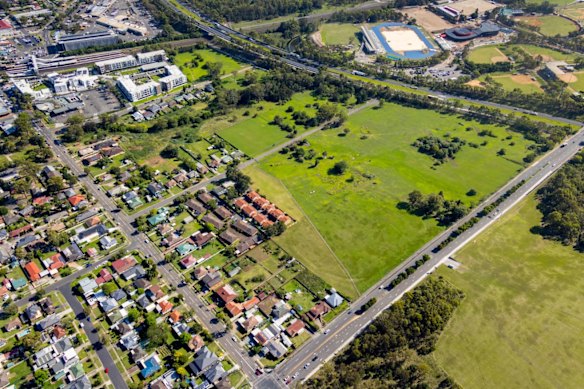 The Rooty Hill site where Landcom had planned to build up to 500 homes.