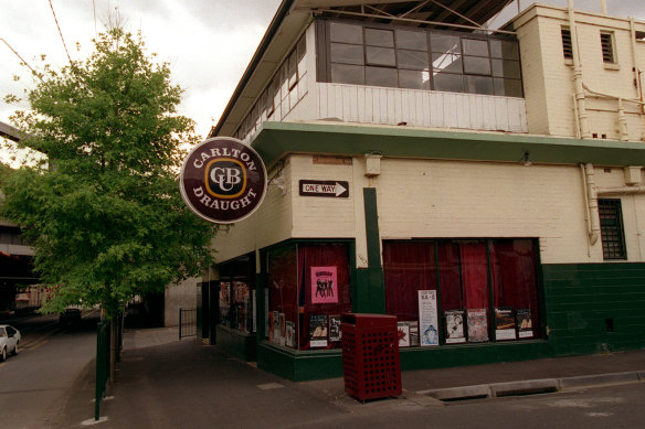 The famous Corner Hotel in Richmond. The venue for many local and international acts over the years. 