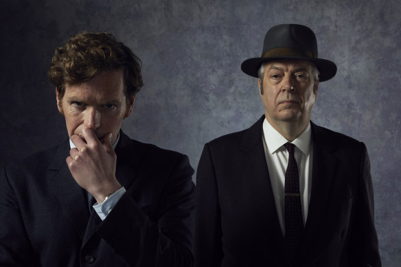 Roger Allam (right) as DCI Fred Thursday with Shaun Evans, who plays the eponymous Endeavour Morse in the ITV crime series. 