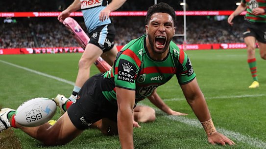 Souths winger Taane Milne