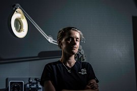 Dr Amelia McLean, at the Victorian Institute of Forensic Medicine, is seeing an in crease in sexual strangulation that she believes could mean a generation of younger women experiences medical crises such as stroke.
