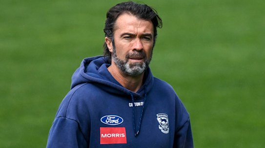 Geelong senior coach Chris Scott.