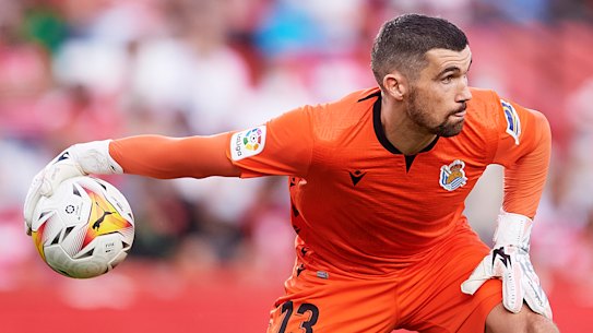 Mathew Ryan has played just twice for Real Sociedad since signing for them in July.