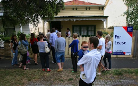 Tenants in Melbourne are facing more competition as the rental vacancy rate tightens.