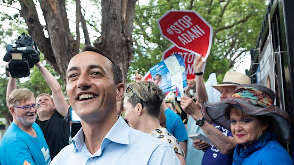 Liberal Party candidate Dave Sharma performed well earlier in the campaign.