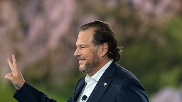 Mr Benioff said trust is key to Salesforce's culture. 
