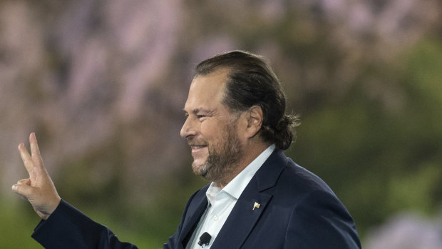 Mr Benioff said trust is key to Salesforce's culture. 