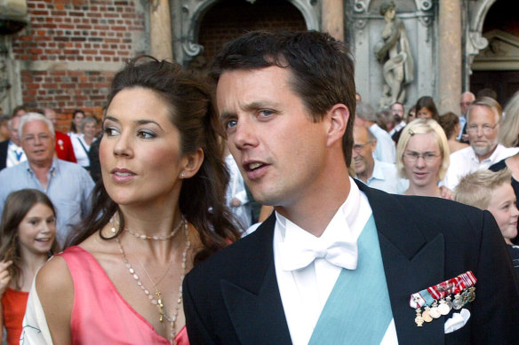 Frederik and Mary in 2003.