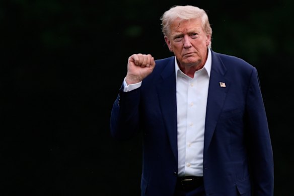 US President Donald Trump.