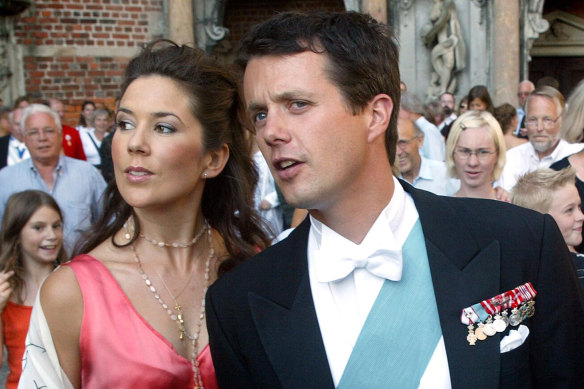 Mary and Frederik in 2003.