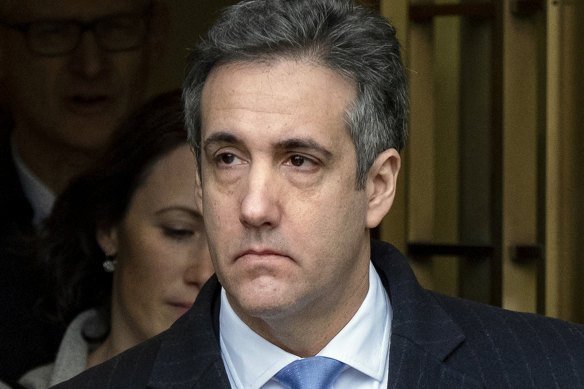 Michael Cohen, pictured in 2018, was ordered back to prison two weeks ago.