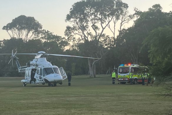 A LifeFlight helicopter assisted those injured in a recent e-scooter accident on the Sunshine Coast.