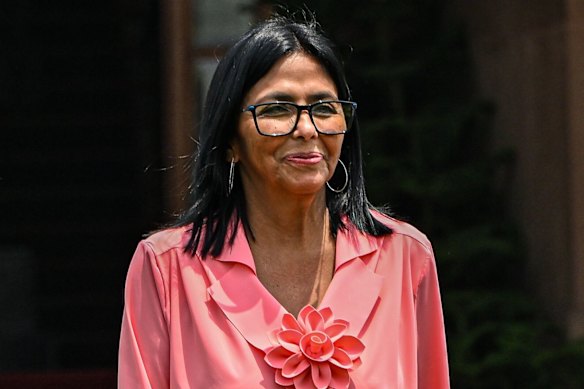 Delcy Rodriguez has served as Venezuela’s interim president since the removal of Nicolás Maduro.