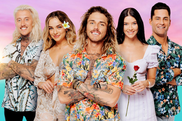 Network 10's Bachelor in Paradise will compete with Nine's Ninja Warrior and Seven's Farmer Wants A Wife on Sunday.