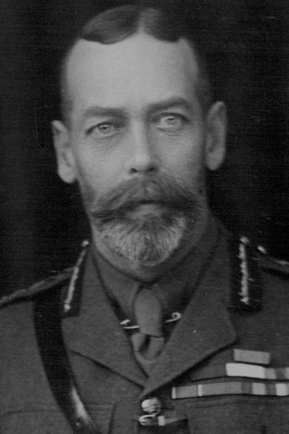 King George V, pictured in field marshal uniform, drew up the current rules for who can and who can’t be a prince. 
