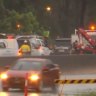 'Sinkhole' closes major motorway after overnight drenching for south-east