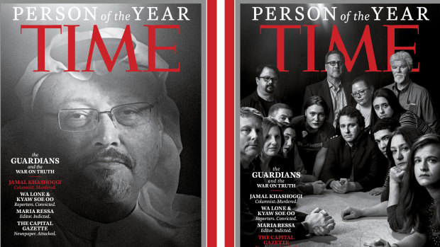 Four journalists and a newspaper are Time's Person of the Year