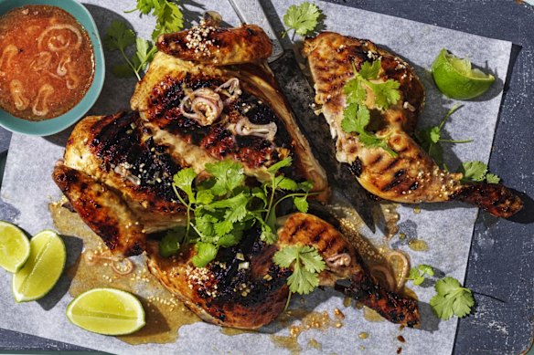 Thai grilled chicken.
