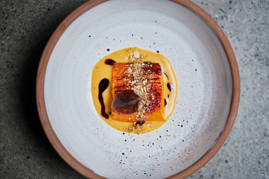 Pumpkin, wattleseed and sourdough at Navi.