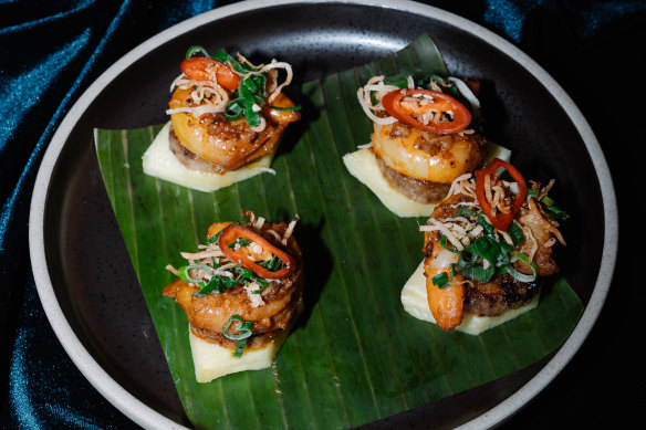 Ina palapa prawn is a go-to dish.