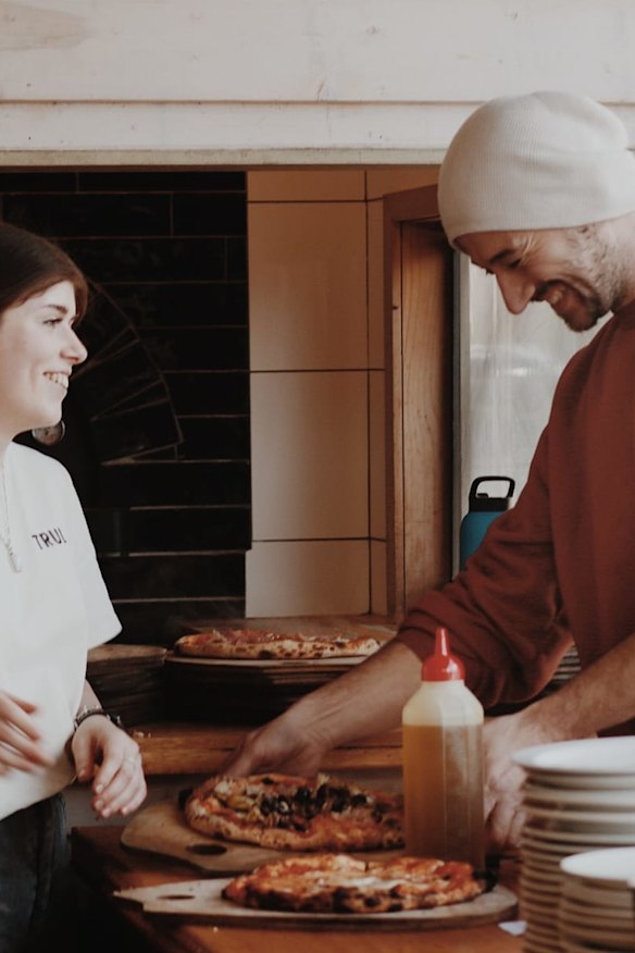 Trulli owner Francesco Laera (right) has brought a taste of Puglia to Gippsland.