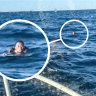 The man was found floating off the NSW coast.