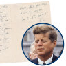 ‘Anxious to see you’: JFK’s letters to Swedish lover up for auction