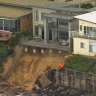 Wild weather leaves NSW homes at risk of 'structural collapse due to beach erosion'