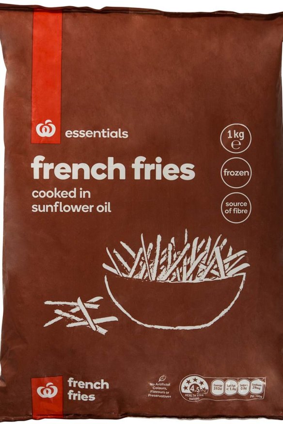 The french fries from Woolworths.