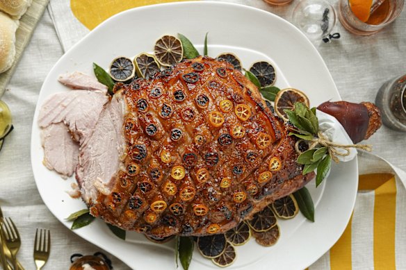 Andy’s amped to be attempting Katrina Meynink’s negroni-glazed ham.