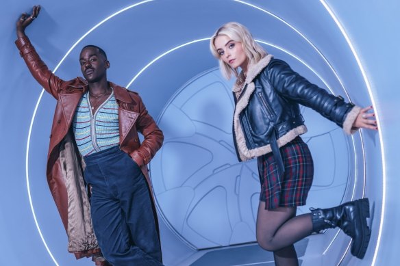 The Doctor (Ncuti Gatwa) and Ruby Sunday (Millie Gibson) in the new series of Doctor Who.