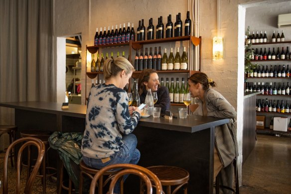 Albert’s Wine Bar features an elegant interior and a 200-strong wine list. 