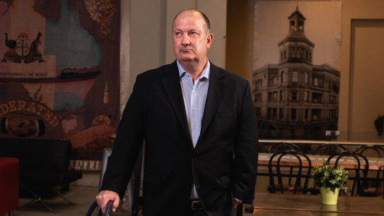 Unions NSW boss Mark Morey says poker machines are “taking billions from workers’ pockets”.