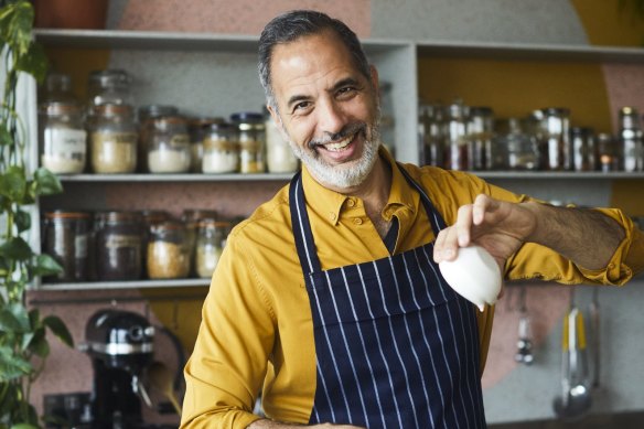 Yotam Ottolenghi spends plenty of time experimenting in the Ottolenghi Test Kitchen in London.