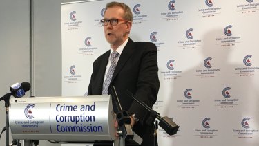The Crime and Corruption Commission, chaired by Alan MacSporran, has shared the results with the departments.