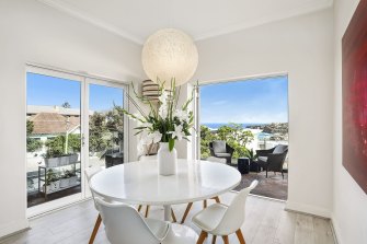 The four-bedroom apartment of Michelle and Martin Walsh goes to auction on July 12.
