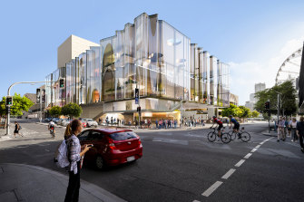A design image for the theatre, dubbed the New Performing Arts Venue, now not expected to open until mid-2024.