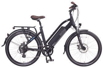 The NCM Milano electric trekking bike.