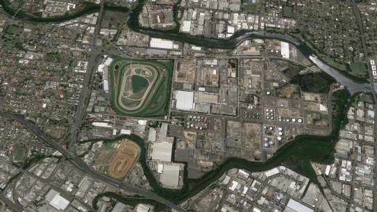 Rosehill, as seen from above.